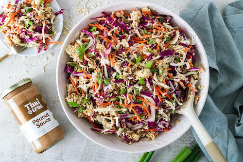 Ramen Noodle Salad with Peanut Dressing (V)
&ndash; Thai and True