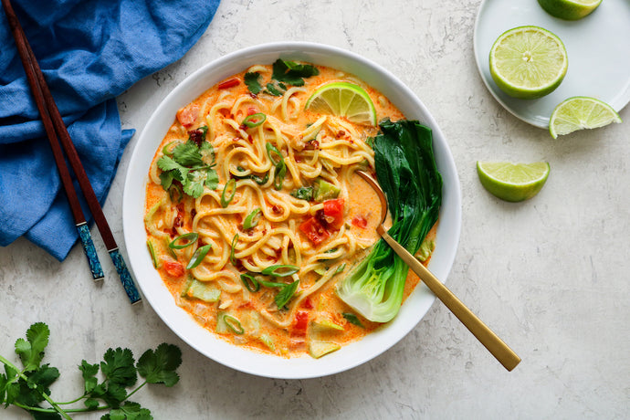 Red Curry Noodle Soup (V)