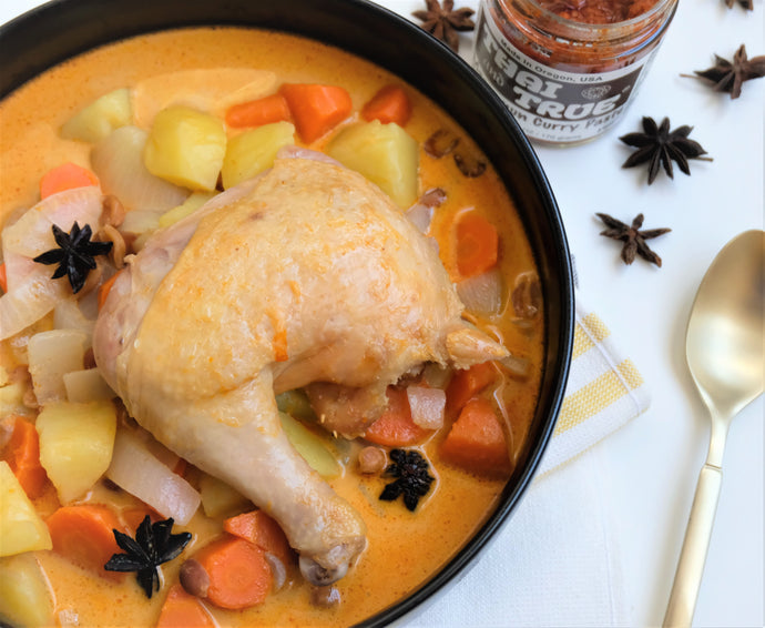 Massamun Curry with Chicken Quarter