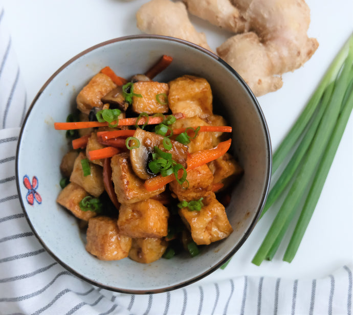 Stir Fry Tofu with Spicy Sauce (V)