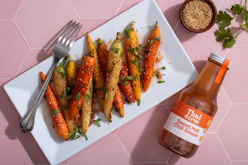 Sweet and Spicy Glazed Carrots (V)